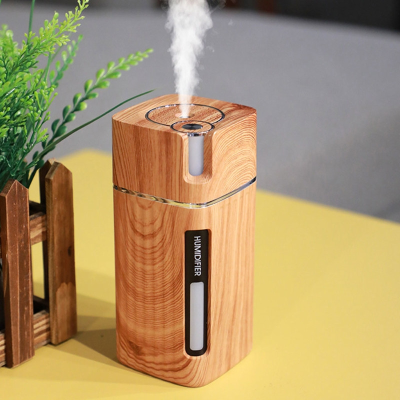 2023 m. Naujas ultragarsinis oro drėkintuvas eterinių aliejų aromatinis difuzorius medienos grūdų mini drėkintuvas namų viešbučiui Yoga SPA
