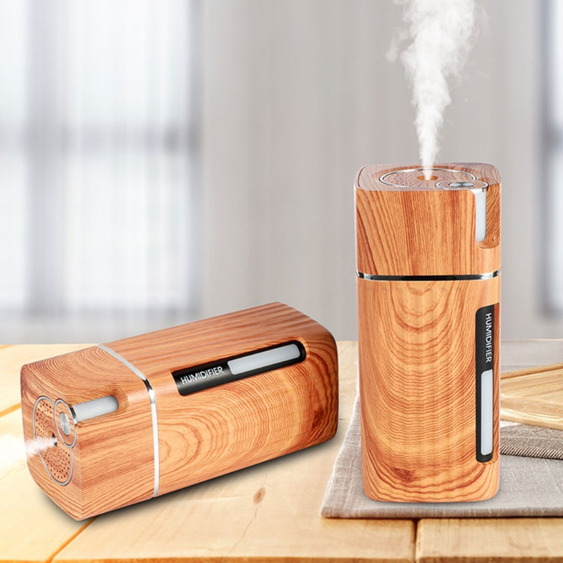 2023 m. Naujas ultragarsinis oro drėkintuvas eterinių aliejų aromatinis difuzorius medienos grūdų mini drėkintuvas namų viešbučiui Yoga SPA