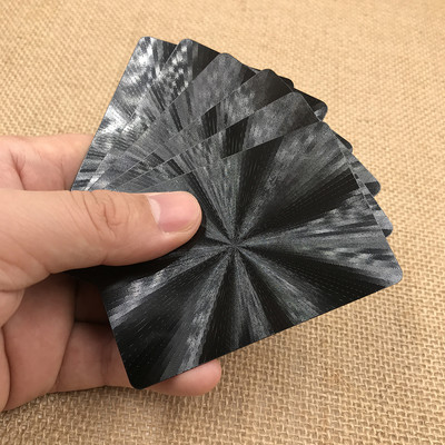 Grotelių / Centrinės erdvės / „Palace Back“ žaidimo kortelių kolekcija Black Diamond Plastic Waterproof Pokerio kortos Creative Gift Bridge