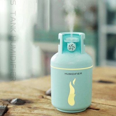 Gáztartály párásító USB mini hétszínű fény többfunkciós kényelmes légtisztító víz csendes párásítás