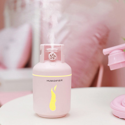 Gáztartály párásító USB mini hétszínű fény többfunkciós kényelmes légtisztító víz csendes párásítás
