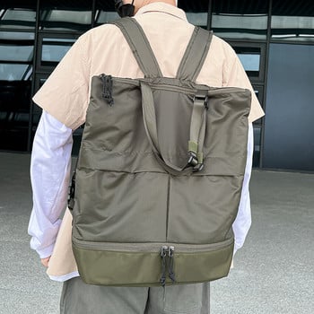 Μεγάλη χωρητικότητα Unisex σακίδιο πλάτης Nylon αδιάβροχη αθλητική τσάντα Γυναικεία και ανδρικά Casual Travel Backbag Trend Σχολικές τσάντες Leisure Handbag