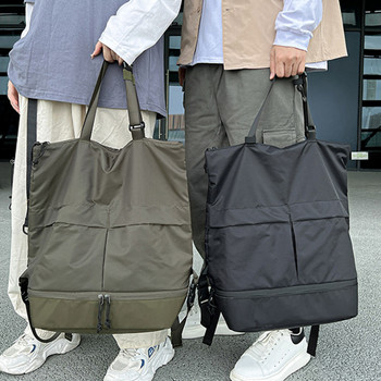 Μεγάλη χωρητικότητα Unisex σακίδιο πλάτης Nylon αδιάβροχη αθλητική τσάντα Γυναικεία και ανδρικά Casual Travel Backbag Trend Σχολικές τσάντες Leisure Handbag