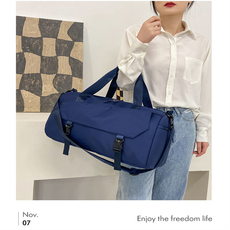 Sport Jõusaali käekott Naiste Vaba aeg Jooga Treeningkott Duffle Swim Treeningkott Nädalavahetuse kotid Veekindel reisihoiukott