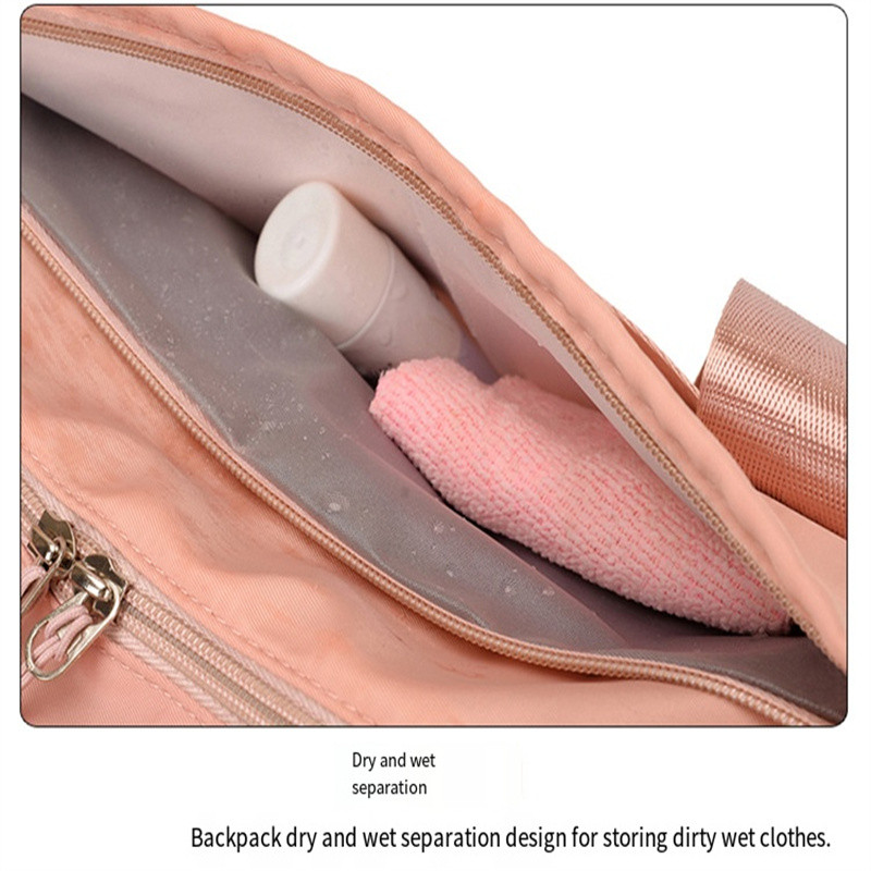 Sport Jõusaali käekott Naiste Vaba aeg Jooga Treeningkott Duffle Swim Treeningkott Nädalavahetuse kotid Veekindel reisihoiukott