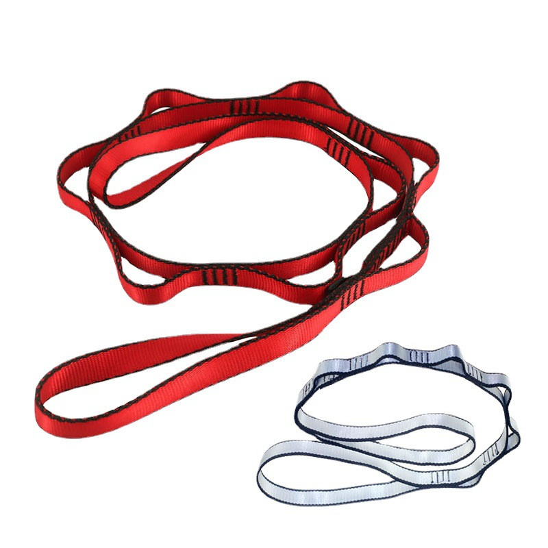 Akasztó kötél Hegymászó kötél Krizantém jóga Stretch öv hosszabbító pánt kötél légi jóga függőágy hinta repülő anti-gravitáció