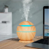 Aroma Essential Oil Diffuser Ultrasonic Air Home Humidifier USB Mini Mist Maker Aroma Diffuser 130ML 7 Color LED Light Υπνοδωμάτιο