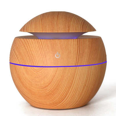Aroma Essential Oil Diffuser Ultrasonic Air Home Humidifier USB Mini Mist Maker Aroma Diffuser 130ML 7 Color LED Light Υπνοδωμάτιο