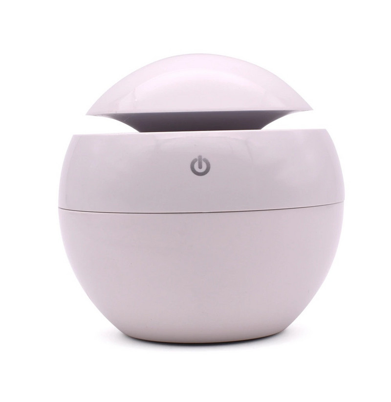Aroma Essential Oil Diffuser Ultrasonic Air Home Humidifier USB Mini Mist Maker Aroma Diffuser 130ML 7 Color LED Light Υπνοδωμάτιο