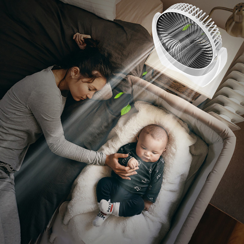 Kaasaskantav lauaventilaator USB laetav lauaventilaator Mini õhujahutusventilaatorid vaigistatud konditsioneer õhujahuti kodukontori magamistuppa