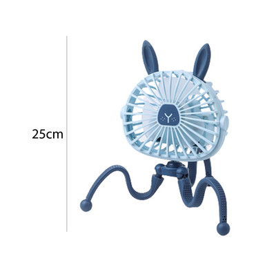 Βεντιλατέρ καροτσιού μωρού Ηλεκτρικός ανεμιστήρας φόρτισης USB Φορητός ανεμιστήρας κάμπινγκ 500mA 3-γρανάζι Ανεμιστήρας με κλιπ ψύξης κυκλοφορητές αέρα για εξωτερικούς χώρους