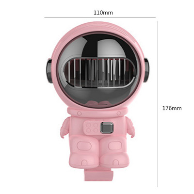 Rankinis elektrinis ventiliatoriaus kampo reguliavimas nešiojamas rankinis ventiliatorius USB įkraunamas mini stalinis ventiliatorius be ašmenų, žemas triukšmas kelionėms lauke