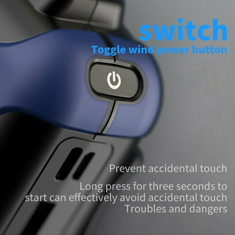 Hordozható derékkapcsos ventilátor 4000 mAh, 3 sebességes, újratölthető, kéz nélküli, övtestű ventilátor kültéri munkákhoz, farmhoz, túrázáshoz, kempingezéshez, utazáshoz