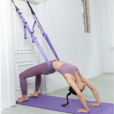 Aerial yoga σχοινί γιόγκα one word άλογο ανοιχτό ισχίο stretch yoga με ανεστραμμένο σχοινί τραβήγματος ζώνης που χωρίζει κατώτερη μέση προπονητής