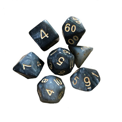 Hot Multi-Sided 7-Die Dice Set Game Dice For TRPG DND Accessories  Polyhedral D4 D6