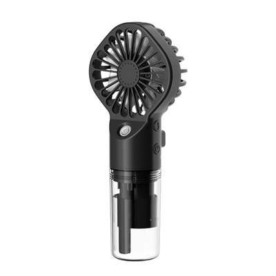Ventilator portabil de pulverizare portabil, cu 4 viteze, reglabil, viteza vântului, ventilator portabil reîncărcabil USB Răcitor de aer pentru exterior
