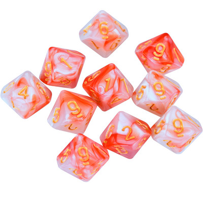 10 db D10 kockakészlet a World of Darkness L5R játékhoz