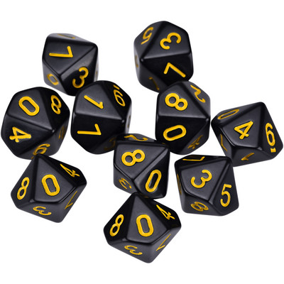 10 db D10 kockakészlet a World of Darkness L5R játékhoz