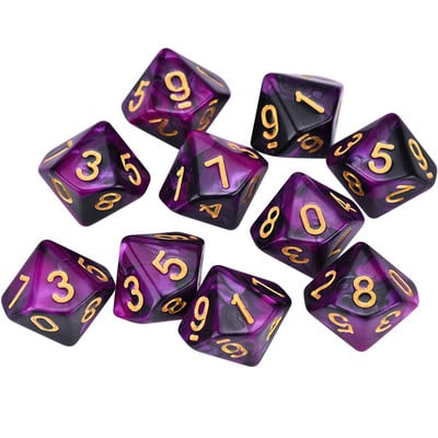 10 db D10 kockakészlet a World of Darkness L5R játékhoz