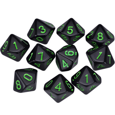 10 db D10 kockakészlet a World of Darkness L5R játékhoz