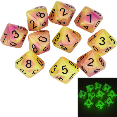 10 db D10 kockakészlet a World of Darkness L5R játékhoz