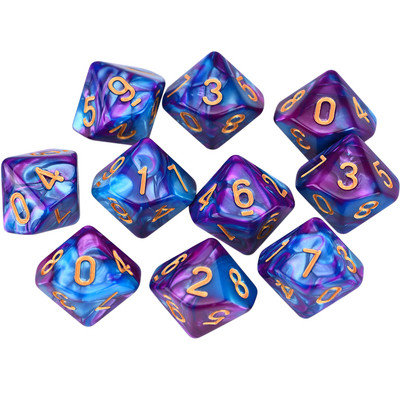 10 db D10 kockakészlet a World of Darkness L5R játékhoz