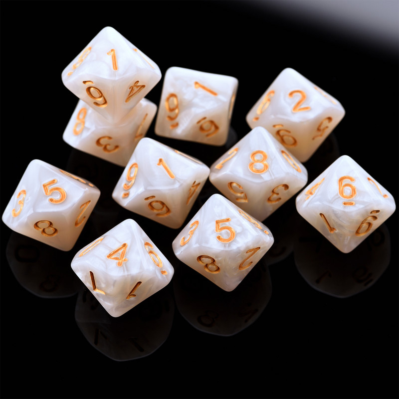 10 db D10 kockakészlet a World of Darkness L5R játékhoz