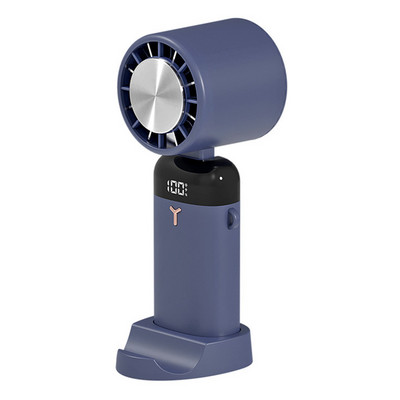 Ručni stolni ventilator USB punjivi sklopivi hladnjak zraka 3600mAh Ultra tihi LED digitalni zaslon za kućni ured Putna spavaonica