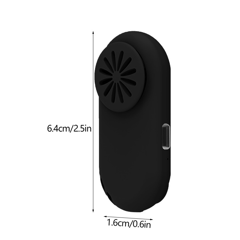 2023 Noua modă Ventilator de răcire cu mască electrică Ventilator cu clips pentru exterior Ventilator de evacuare reîncărcabil prin USB pentru măști 3 viteze