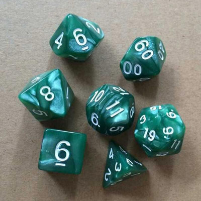7 τμχ/Σετ Color Dice Polyhedral DnD Mixed Playing Cubes Παιχνίδι Επιτραπέζιο παιχνίδι Dice Set Ένα τέλειο δώρο για το TRPG Game Lover Running Group