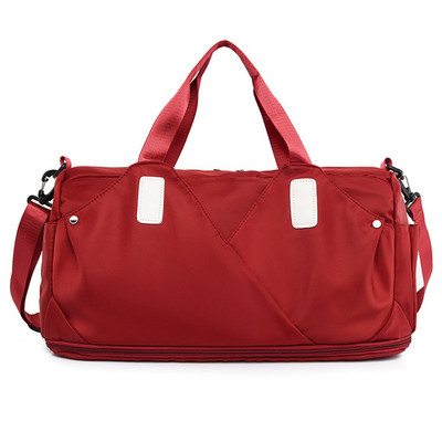 Oksfordo sauso šlapio atskyrimo krepšiai didelės talpos sportinė kuprinė, vandeniui atspari daugiafunkcė su užtrauktuku lauko futbolui