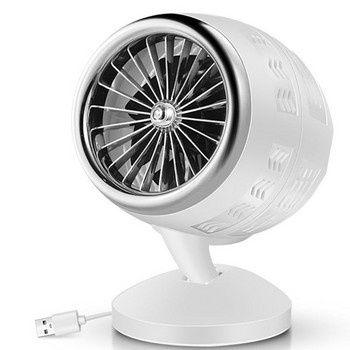2023 Нов мини вентилатор, захранван от USB, 8-инчов преносим вентилатор за сензорно управление Малък вентилатор, регулируема посока и скорост, тихо бюро