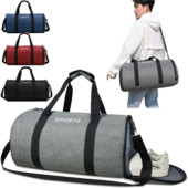 Sporto krepšys su batų skyriumi Lengvas sportinis dviračių krepšys Kelioninis krepšys su ilgu dirželiu Daugiafunkcinis savaitgalio krepšys nakčiai