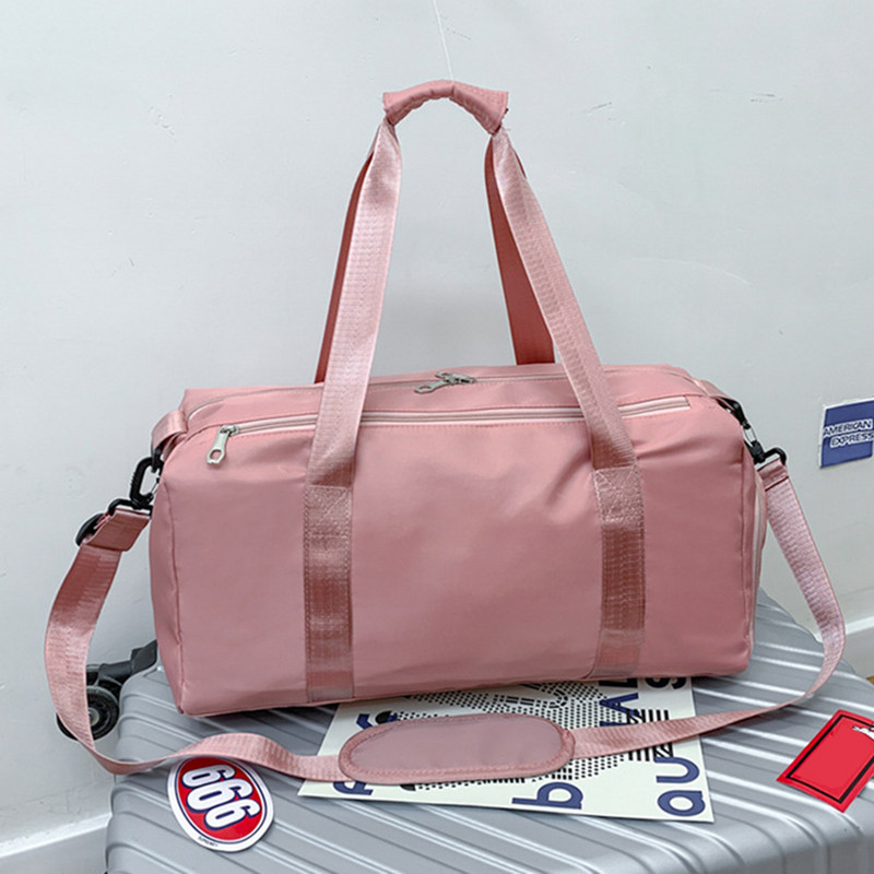 Nylon száraz nedves elválasztó táskák nagy kapacitású jóga sport hátizsák, vízálló cipőrekesszel, többfunkciós férfiaknak, nőknek