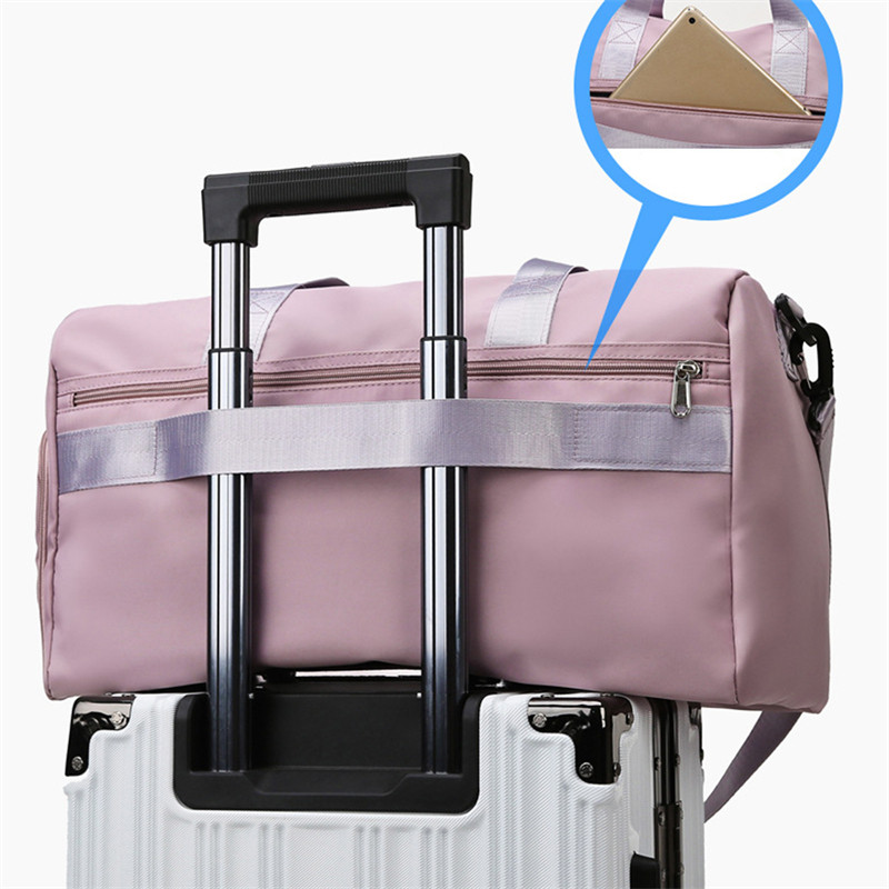 Didelės talpos lauko vandeniui atsparus kelioninis krepšys, bagažo rankinė, rankinė ant pečių, nailono sportinis krepšys, moteriškas krepšys.