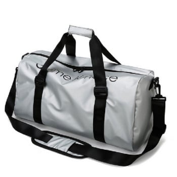 Чанта за гимнастика Pearlescent Дамска мъжка чанта за фитнес тренировка с джоб за обувки Водоустойчива чанта за плуване през рамо Уикенд чанта