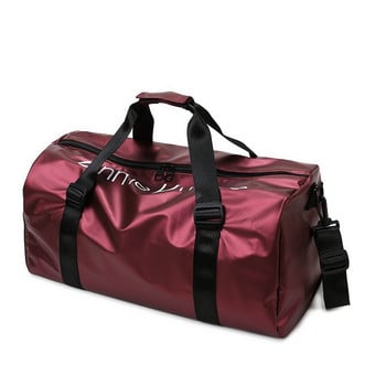 Τσάντα γυμναστικής Pearlescent Γυναικεία τσάντα γυμναστικής ανδρικής τσάντα με παπούτσια Αδιάβροχη τσέπη για κολύμπι Shoulder Messenger Weekend Bag