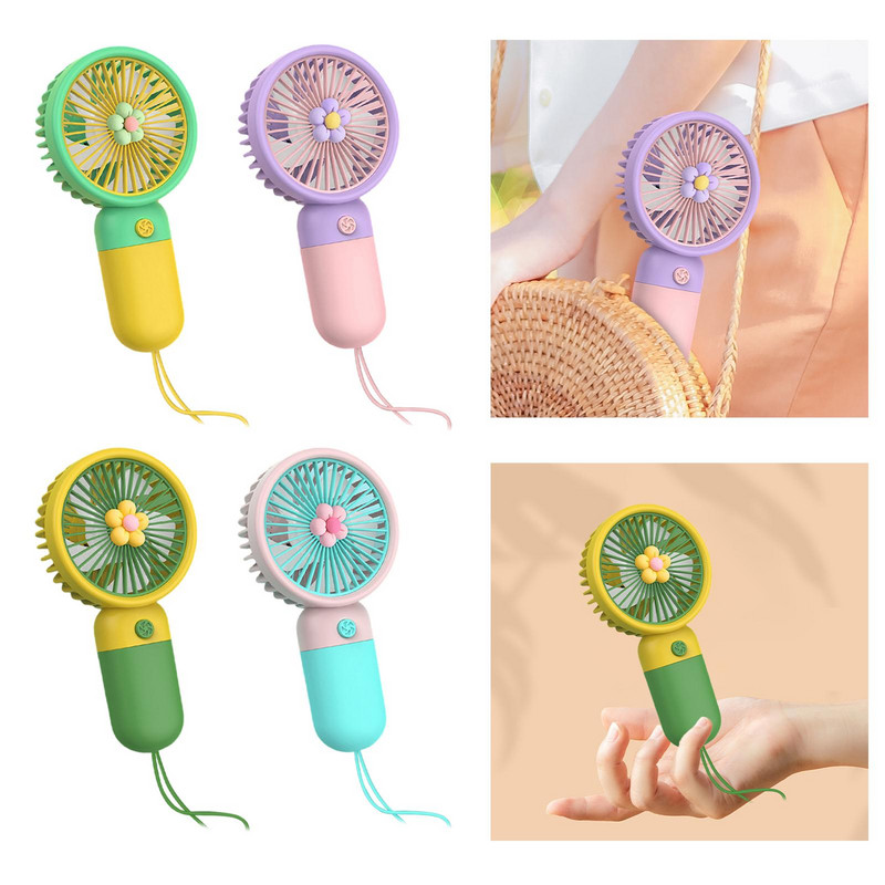 Käeshoitav ventilaator Vaikne armas isiklik jahutusventilaator magamistuppa matkamiseks