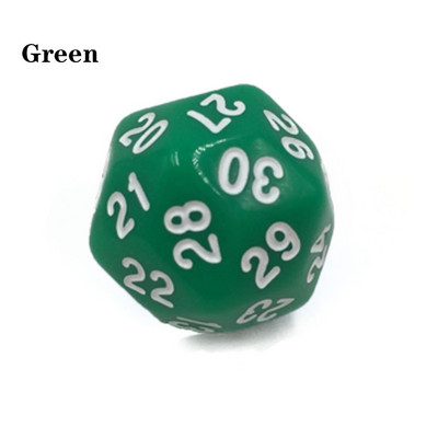 1 gab. 25 MM 30 pusēji kauliņi D30, vairākās pusēs spēļu kauliņi ballīšu aksesuāri azartspēļu piederumi pieaugušajiem spēles rotaļlietas dāvana