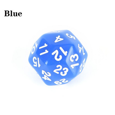 1 gab. 25 MM 30 pusēji kauliņi D30, vairākās pusēs spēļu kauliņi ballīšu aksesuāri azartspēļu piederumi pieaugušajiem spēles rotaļlietas dāvana