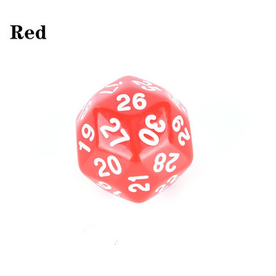 1 gab. 25 MM 30 pusēji kauliņi D30, vairākās pusēs spēļu kauliņi ballīšu aksesuāri azartspēļu piederumi pieaugušajiem spēles rotaļlietas dāvana