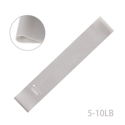 5 skirtingų lygių pasipriešinimo juostos Pilatesas sportinis guminis fitneso mini diržas pratimų pratimų ilgintuvas treniruotės Crossfit įranga