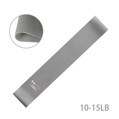 5 skirtingų lygių pasipriešinimo juostos Pilatesas sportinis guminis fitneso mini diržas pratimų pratimų ilgintuvas treniruotės Crossfit įranga