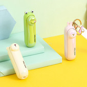 Kaasaskantav ventilaator Mini käeshoitav võtmehoidja ventilaator USB-laadija käeshoitav väike taskuventilaator Power Banki taskulambi funktsiooniga välitingimustes