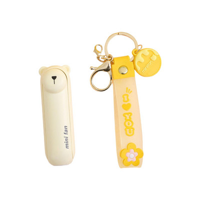 Kaasaskantav ventilaator Mini käeshoitav võtmehoidja ventilaator USB-laadija käeshoitav väike taskuventilaator Power Banki taskulambi funktsiooniga välitingimustes