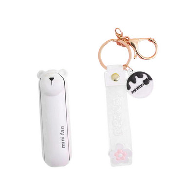 Kaasaskantav ventilaator Mini käeshoitav võtmehoidja ventilaator USB-laadija käeshoitav väike taskuventilaator Power Banki taskulambi funktsiooniga välitingimustes