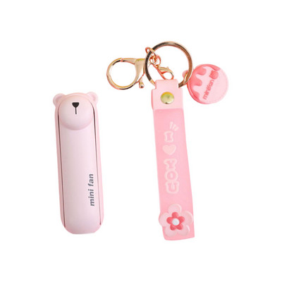 Kaasaskantav ventilaator Mini käeshoitav võtmehoidja ventilaator USB-laadija käeshoitav väike taskuventilaator Power Banki taskulambi funktsiooniga välitingimustes