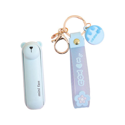 Kaasaskantav ventilaator Mini käeshoitav võtmehoidja ventilaator USB-laadija käeshoitav väike taskuventilaator Power Banki taskulambi funktsiooniga välitingimustes