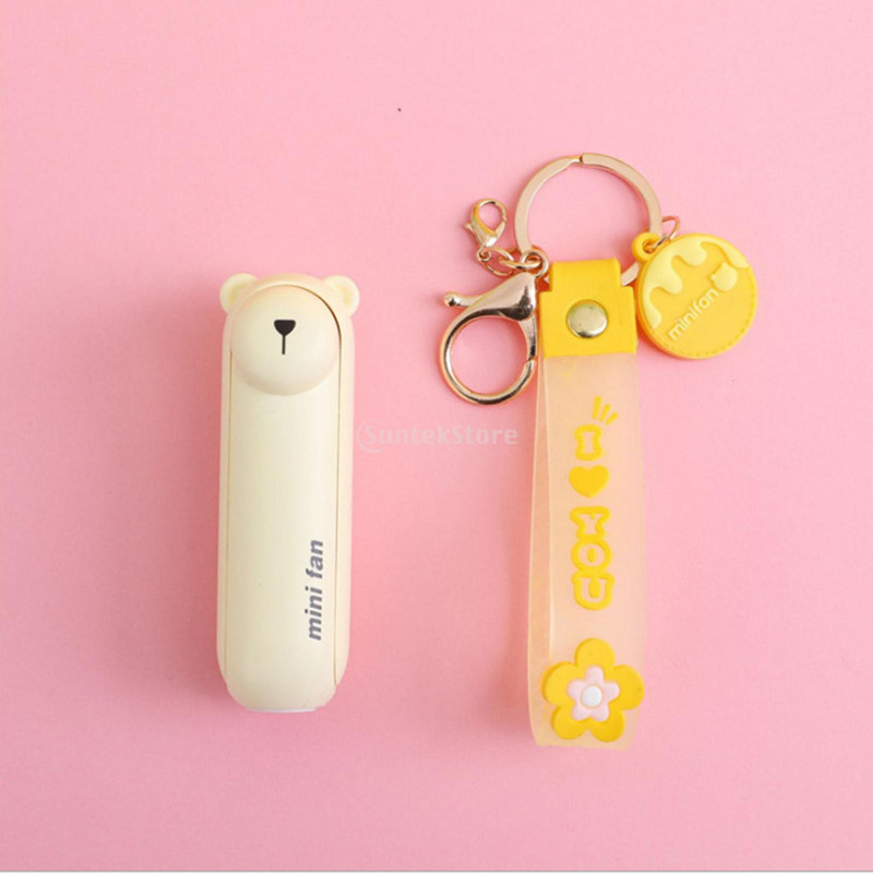 Kaasaskantav ventilaator Mini käeshoitav võtmehoidja ventilaator USB-laadija käeshoitav väike taskuventilaator Power Banki taskulambi funktsiooniga välitingimustes