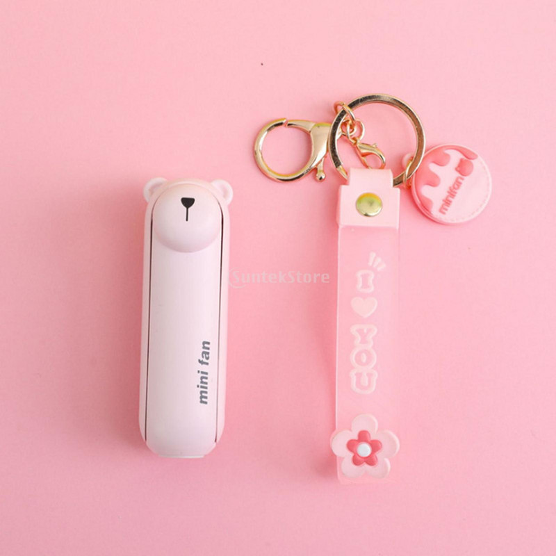 Kaasaskantav ventilaator Mini käeshoitav võtmehoidja ventilaator USB-laadija käeshoitav väike taskuventilaator Power Banki taskulambi funktsiooniga välitingimustes